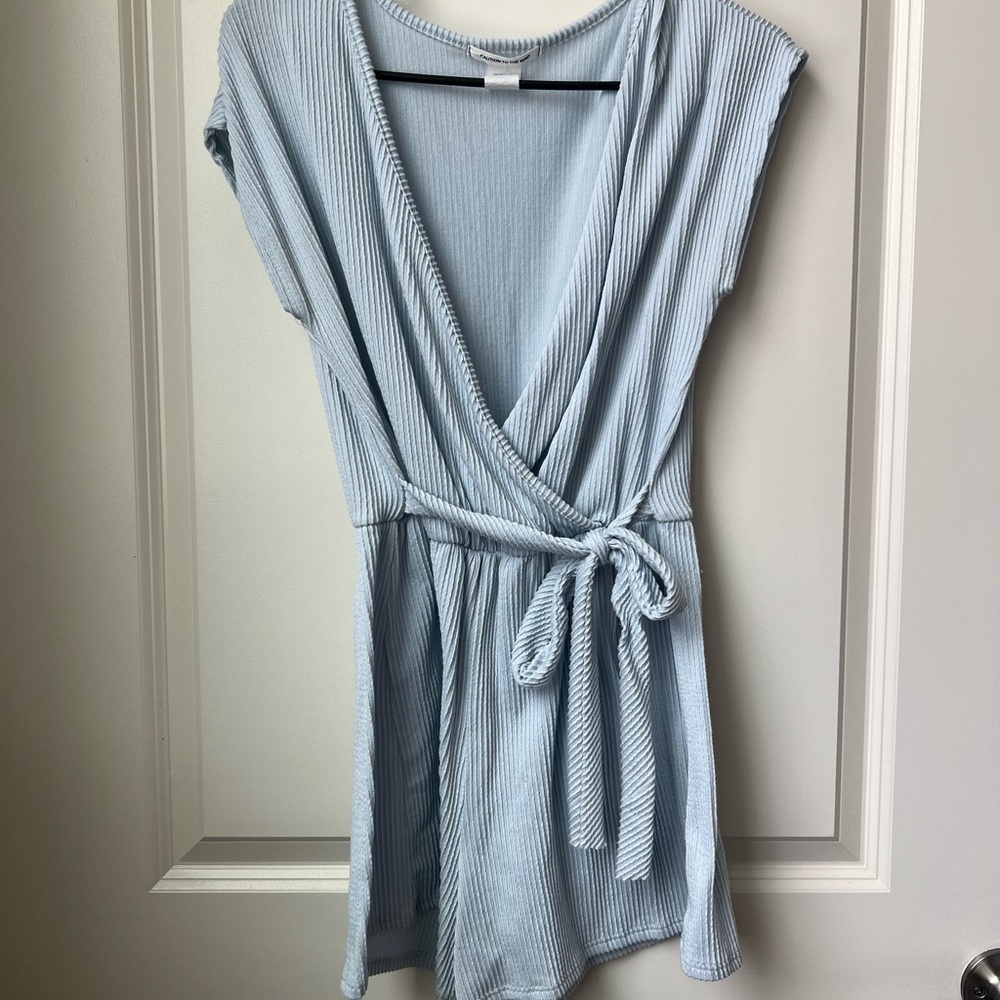 Soft light blue romper